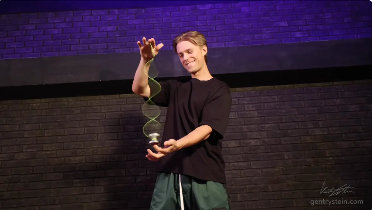 DNA yo-yo trick on an unresponsive yo-yo demonstrated by world champion for beginners