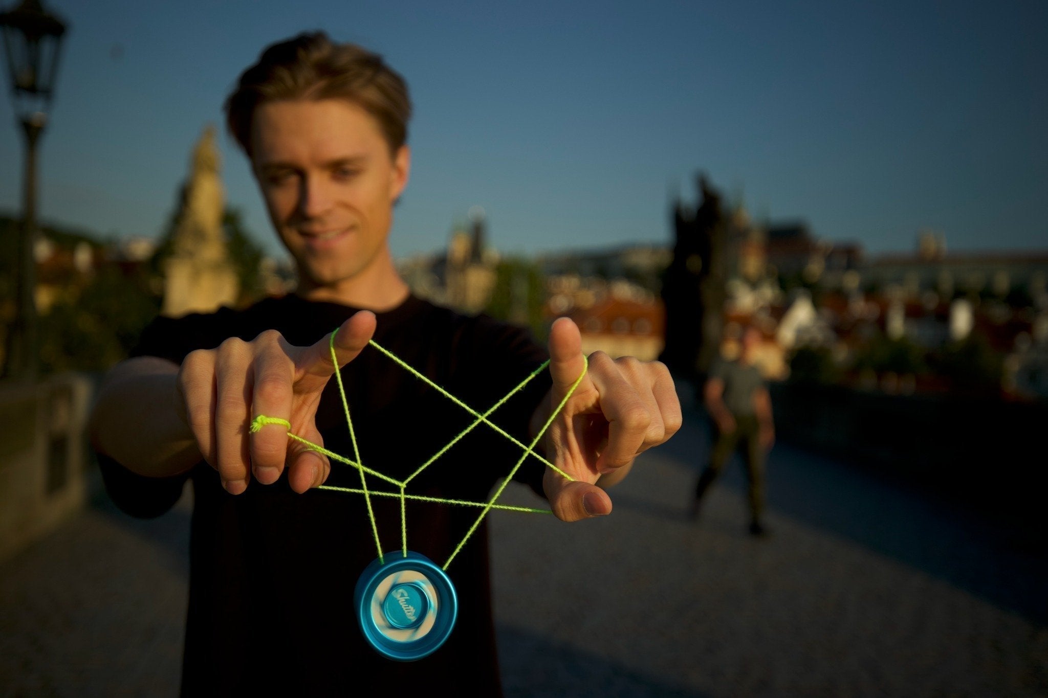 How to put a string on a yo-yo with a step-by-step tutorial from World Champion Gentry Stein.