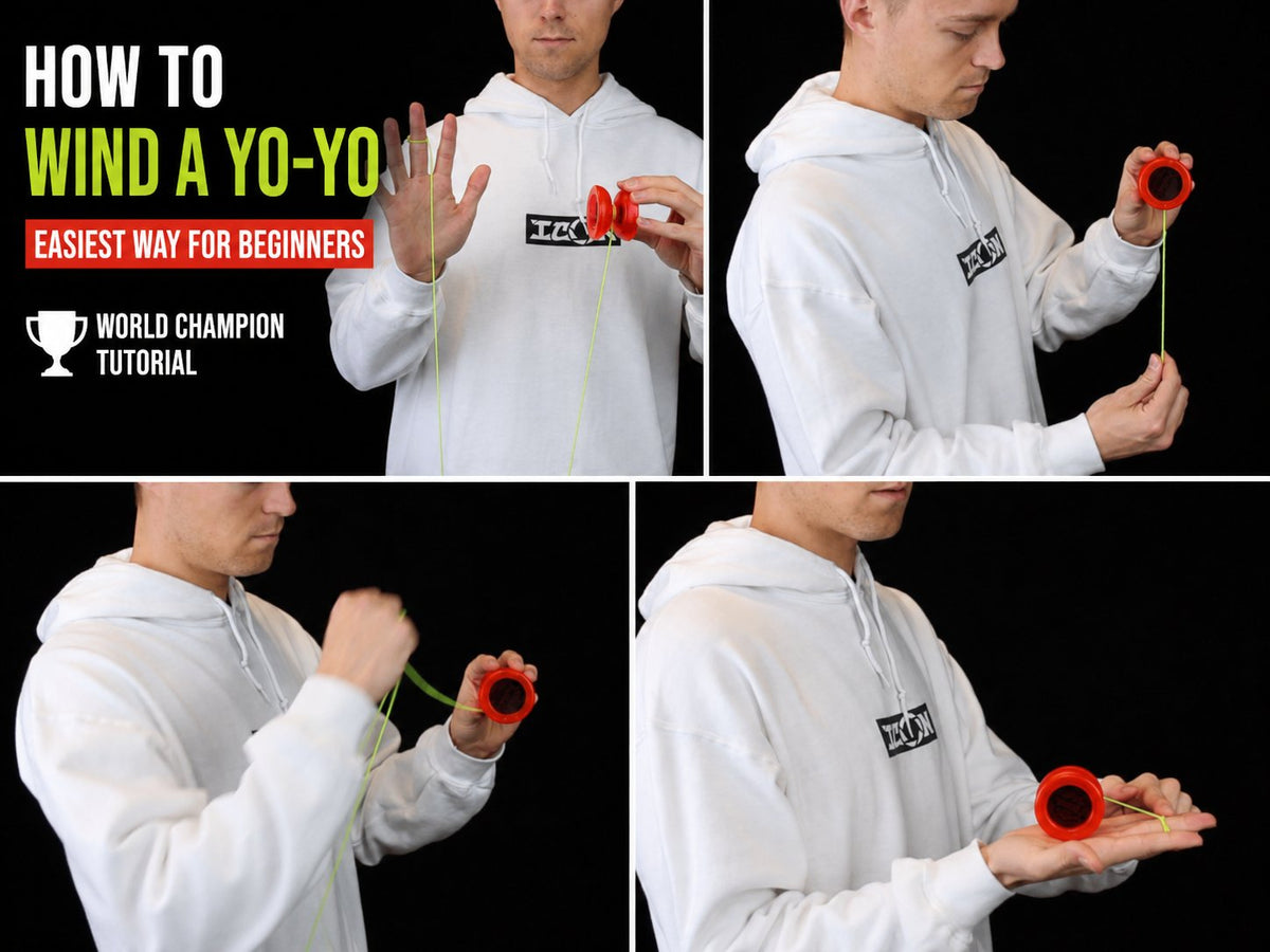easiest way to wind a yo-yo for beginners world champion tutorial